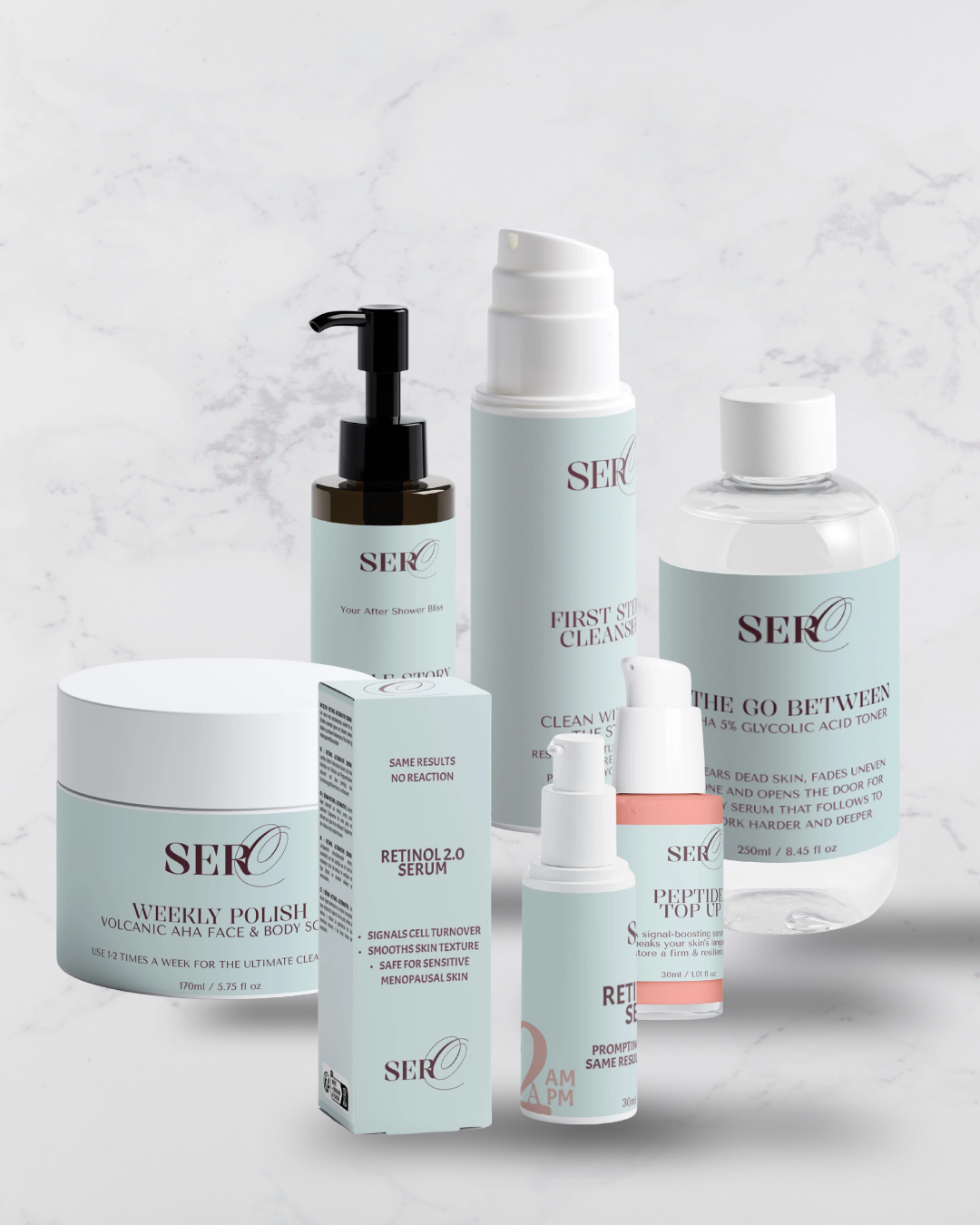 Plumping and firming skincare for skin volume loss during menopause by Face by SERO