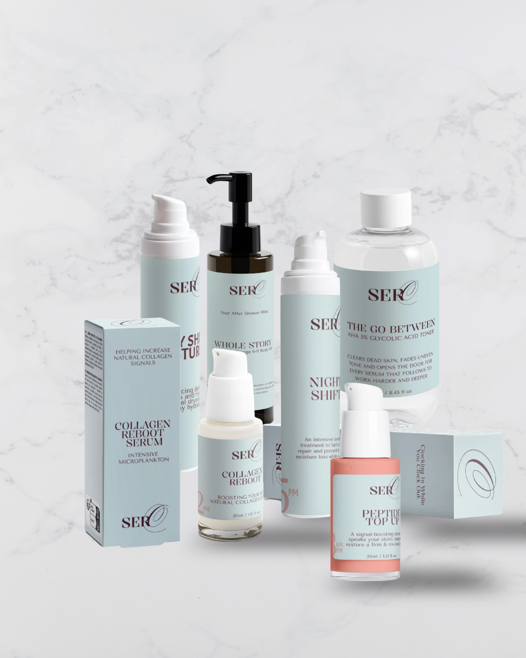 Hydrating skincare products for dehydrated menopause skin by Face by SERO