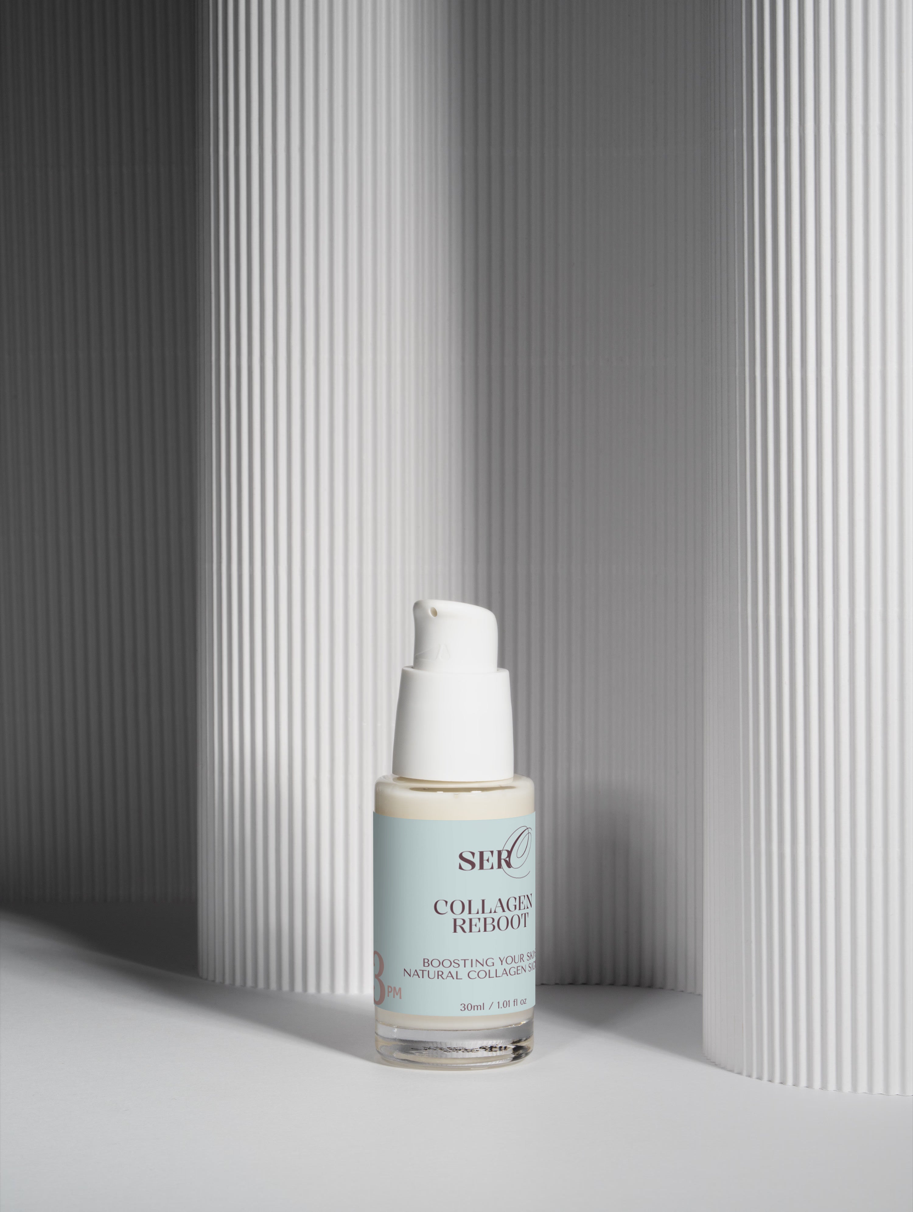 The Collagen Reboot serum lifestyle image — firming skincare for perimenopause