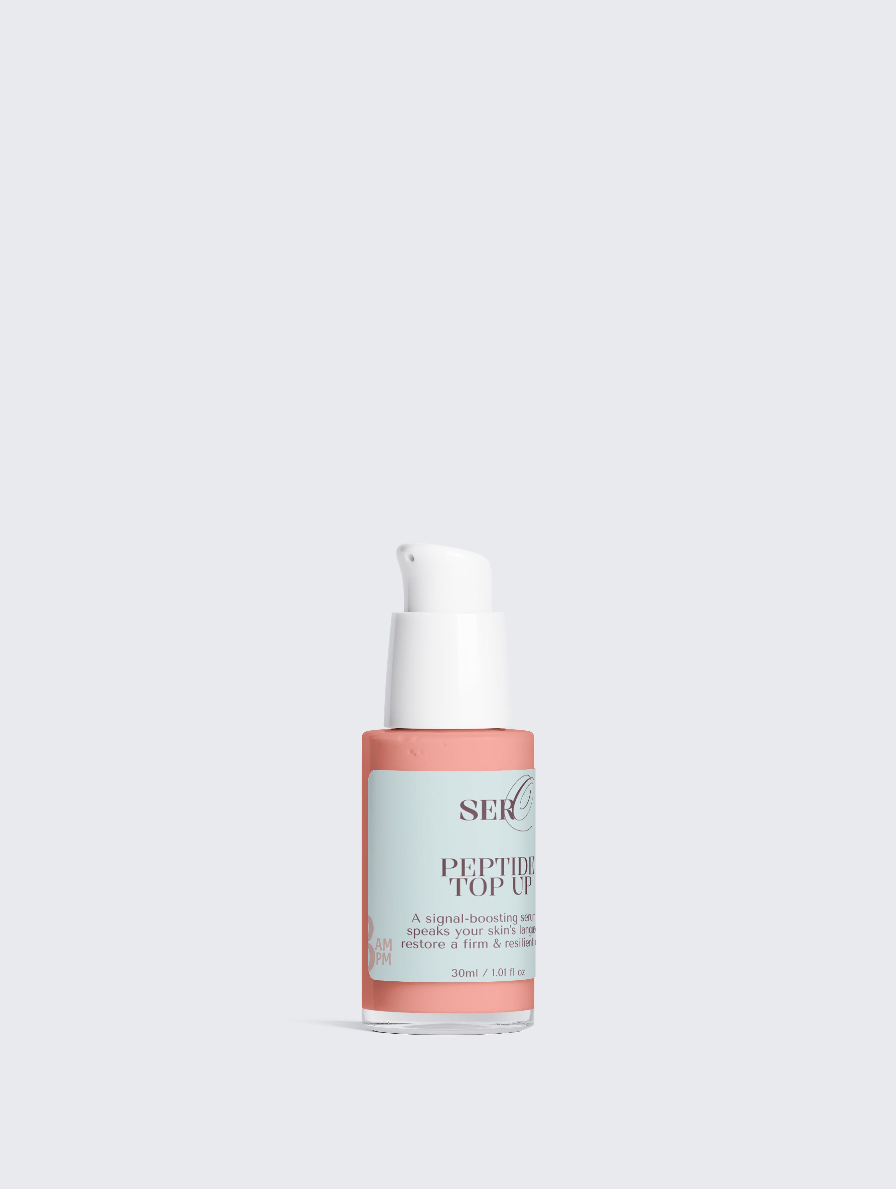 The Peptide Top-Up serum key peptide ingredients for skin firmness and bounce