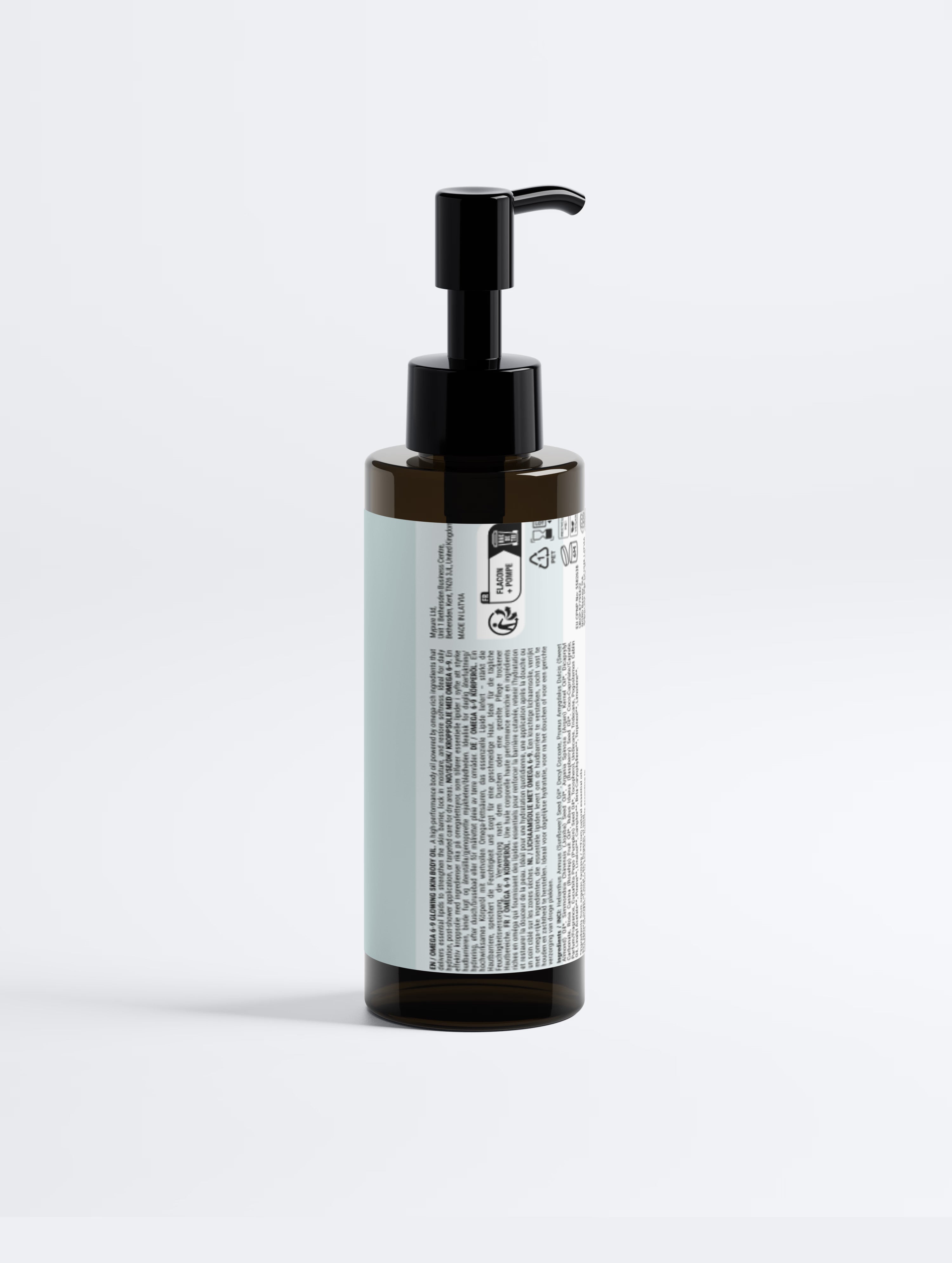 Whole Story body oil applied to skin showing hydration and healthy glow