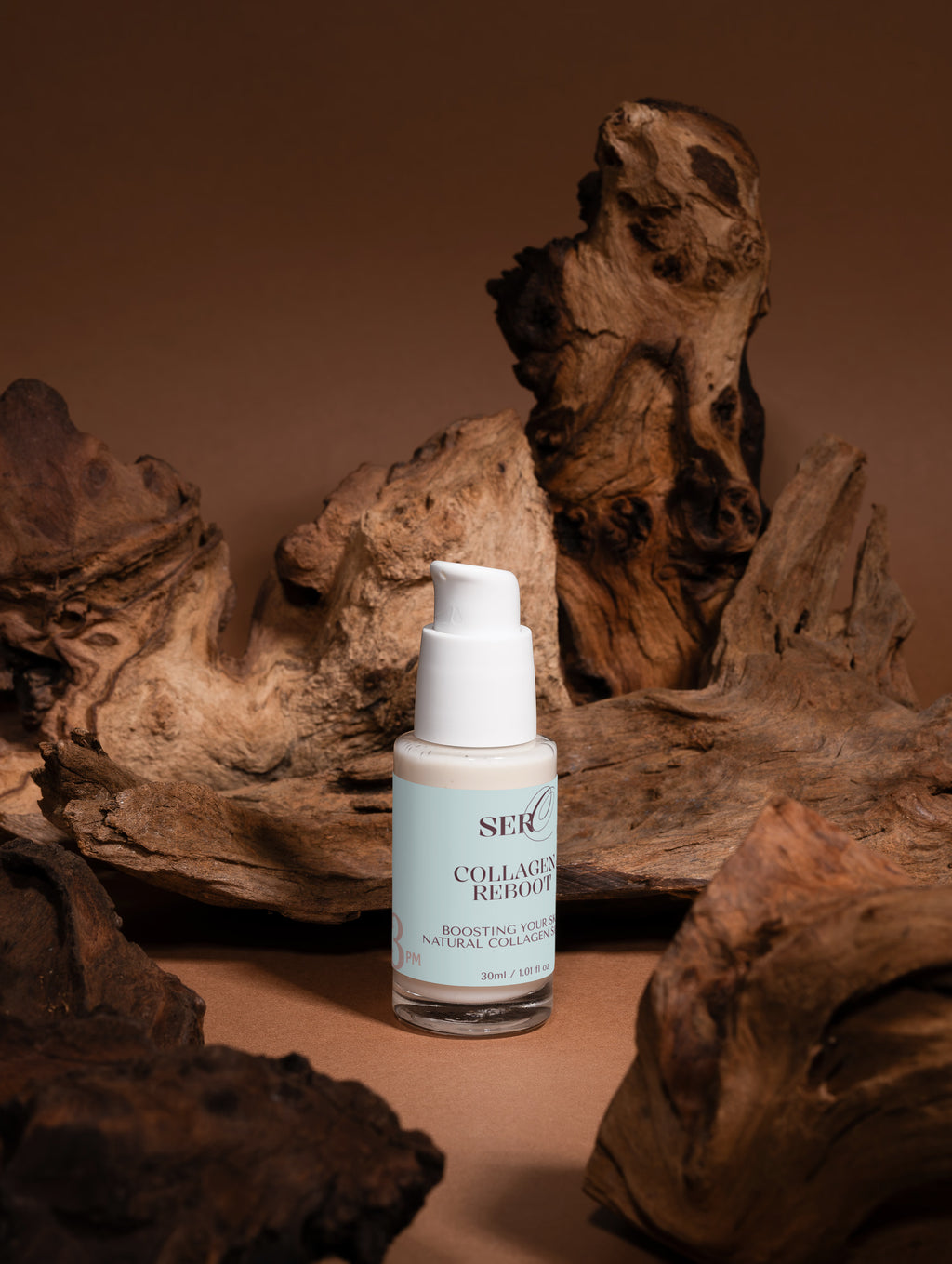 The Collagen Reboot intensive serum close-up of dropper and bottle